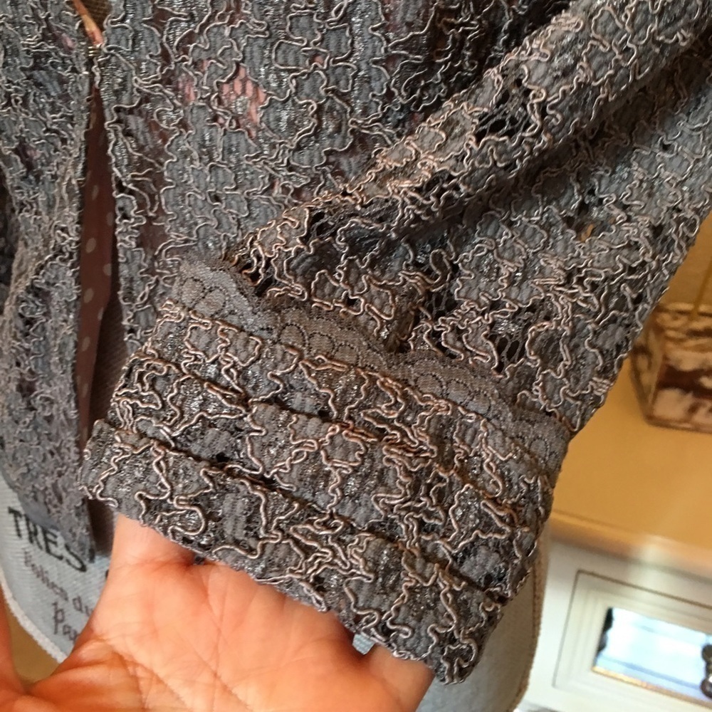 Anthropologie laceflower jacket - Picture 3 of 4
